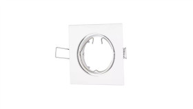 Oprawa Punktowa Oczko 1Xgu10 Ip20 Kwadratowa Biała 3590