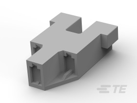 Obudowa do konektorów zaciskanych Gniazdo 3-pinowe Szary 31.6mm