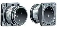 Plug housing, 12 pole, crimp connection, straight, 1103436-1