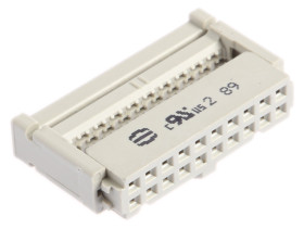 Złącze IDC 20-pinowe 2-rzędowe raster: 2.54mm Żeński Montaż na kablu HARTING