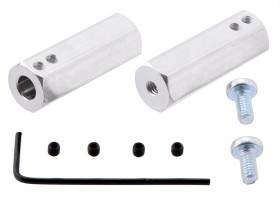 Pololu 12mm Hex Wheel Adapter for 6mm Shaft, Extended (2-Pack)