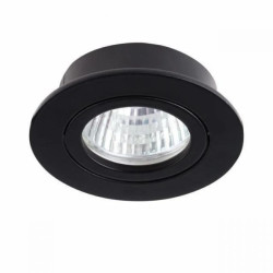 Kanlux oprawa sufitowa wpuszczana DALLA CT-DTO50-B czarna okrągła regulowana