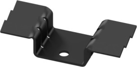 Finger shaped heatsink, (L x W x H) 17.8 x 45 x 9.8 mm, 22 K/W, black anodized, 10034999