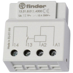 Finder 13.31.8.230.4300 Relay 230V AC 12A Flush-Mount Mono-Stable
