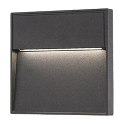 Lampa Ogrodowa Kinkiet Elewacyjny LED SANTIEGO 4W IP54 4000K Kwadratowy