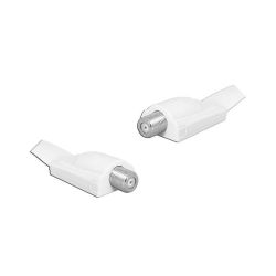 Przejście antenowe okienne płaskie ultra slim białe / Lx5137B