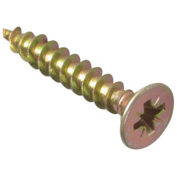 ForgeFix MPS535Y Multi-Purpose Pozi Screw CSK ST ZYP 5.0 x 35mm Box 200