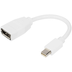 Digitus DB-340405-001-W Adapter DisplayPort to Mini DisplayPort White 0.15m