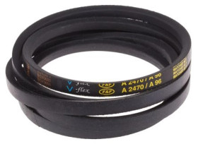 Pas napędowy, profil A, materiał: PET, guma, 13mm x 8mm x 2.43m, RS PRO