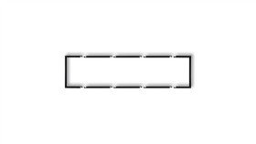 Ramka Wypełniająca Poczwórna Serii Deco Czarny Mat 12Drw-4