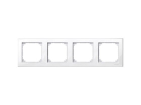 MERTEN M-Smart Ramka 4 czterokrotna biały polarny MTN478419 SCHNEIDER ELECTRIC
