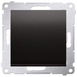 Przycisk odbijający bez piktogramu SIMON 54 antracyt 10AX Kontakt Simon DP1.01/48