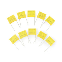 Kondensator polipropylenowy 220nF / 275VAC 15mm - 10szt.