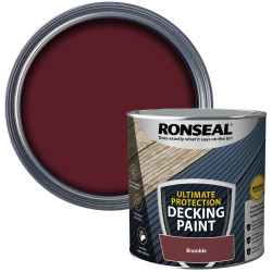 Ronseal 39142 Ultimate Protection Decking Paint Bramble 2.5 litre