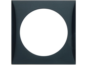 Integro Ramka 1 pojedyncza granit czarny jedwabny mat lak 919752545 HAGER