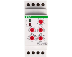 Przekaźnik czasowy 2P 8A 0,1sek-576h 24V AC/DC wielofunkcyjny PCU-520-24V