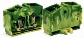 Złączka końcowa 4-przewodowa 2,5mm2 żółto-zielona z mocowaniem śrubowym 264-337 /100szt./