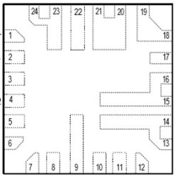 Układ ładowania akumulatorów litowo-jonowych FC2QFN 24-pinowy 13,7 V Maxim Integrated Litowo-jonowe Montaż
