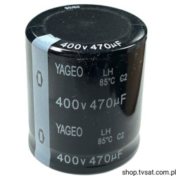LH400M0470BPF 470uF 400V Electrolytic SNAP-IN YAGEO 80