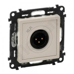 VALENA LIFE GNIAZDO męskie XLR białe 753274