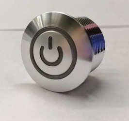 Nasadka przełącznika Chwilowy SPST średnica wycięcia 16mm, montaż panelowy RS PRO