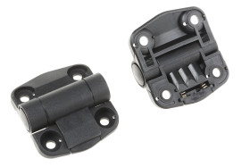 Zawias zatrzaskowy Tworzywo termoplastyczne długość 57mm Swobodny zawias szerokość 51mm Swobodne wychylanie