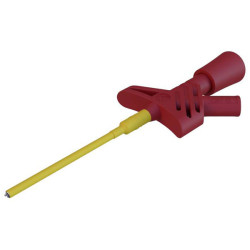 SKS Hirschmann 975106101 KLEPS 1600 Safety terminal 2mm jack CAT II Red