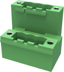 Degson Obudowa złącza pin męskiego na PCB Ilość pinów 8 Wymiary siatki: 5.08 mm 2EDGVTM-5.08-08P-14-00A(H) 1 szt.