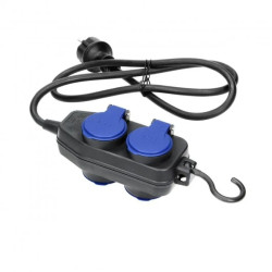 Przedłużacz warsztatowy 4-gniazda z/u IP44, H05RR-F 3x1,5 5m OR-AE-13160/5