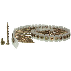 Senco 42K25MY DuraSpin&#xAE; Collated Screws Flooring/Wood PH2 4.2 x 25mm (Pack 1000)