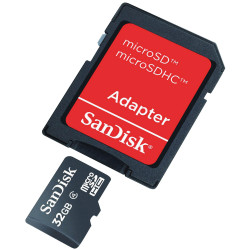 SanDisk SDSDQB-032G-B35 microSDHC&#x2122; Memory Card 32GB - Inc Adaptor