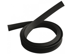 Peszel poliestrowy czarny na kable A/V 1m/40mm