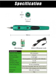 Wkrętak akumulatorowy PT-036U 3,6V 19855