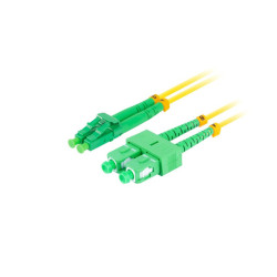 Patchcord Światłowodowy LC SC DUPLEX LSZH G657A1 1M żółty Lanberg