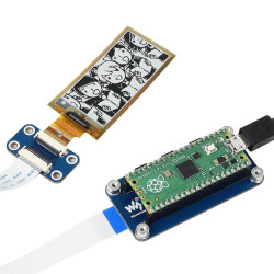 2.13" Flexible E-Paper Display Module for Raspberry Pi Pico (Black/White) (212×104)