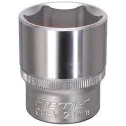 Sealey S1229 Walldrive Socket 29mm 1/2"sq Drive