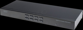 DS-23200-2 KVM switch, 8-port, VGA, for cascading KVM consoles