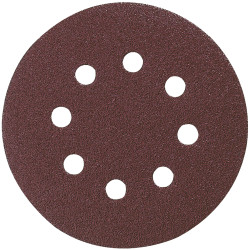 Makita P-43583 Sandpaper 180 grit &#xD8;125mm Velcro 10 pcs fine grinding