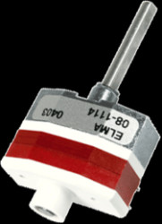 Step rotary switches, 1 pole, 12 stage, 30°, short-circuiting, 120 mA, 42 V, 08-1103