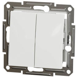 Schneider Electric EPH0370121D Asfora series Switch white flush mount