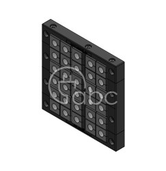 Rama przepustowa KEL 24-2 MT, na 18 modułów KT małych i 3 moduły KT duże,...