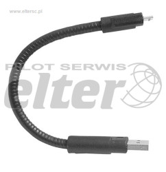Kabel USB - microUSB 0,2m "sztywny"