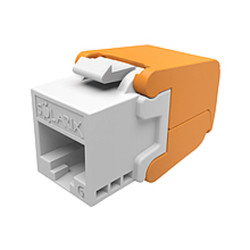 Moduł keystone RJ-45 UTP kat.6, samozaciskowy (SXKJ-6-UTP-WH-SA)