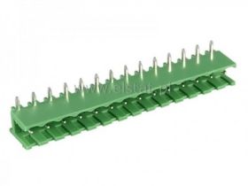 Listwa montaż. kątowa 14-zacisk. męska r = 5,08