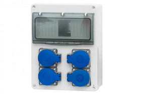 Rozdzielnica R-240 8M - gniazda 4x230V /8 modułów/