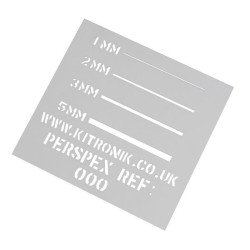 Kitronik Clear Perspex Sheet (Cast) 3mm x 400mm x 300mm