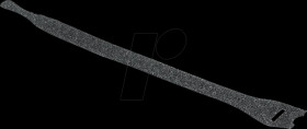 130-00012 Velcro ties 150x12.5 mm, black, 10 pcs