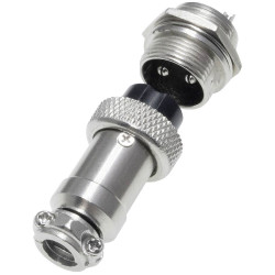 Pollin 453551 DIN Connector Socket B-I 2 Pins 1 Set