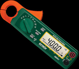 TRMS AC/DC mini clamp meter 380941, 200 A (DC), 200 A (AC), 400 V (DC), 400 V (AC), opening 23 mm, CAT III 300 V
