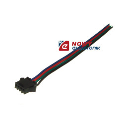 Złączka LED 10mm RGB gniazdo kab JST do taśm LED 5050